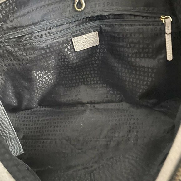 Kate Spade Large Leather Tote Customized With Bear - Picture 6 of 10